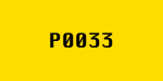 Código P0033