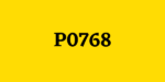 codigo de error P0768