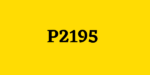 Código P2195